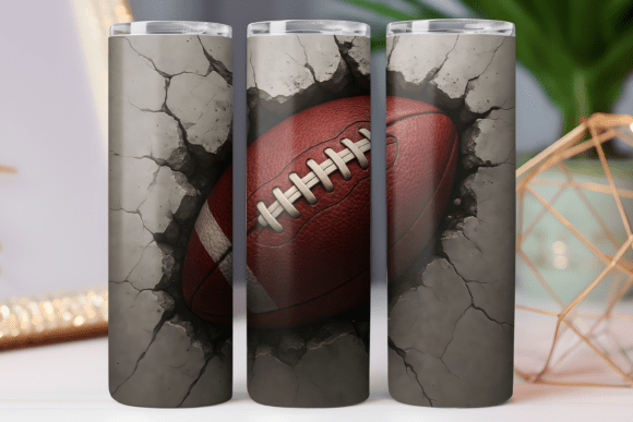 American Football Tumbler Wrap 20oz PNG Review