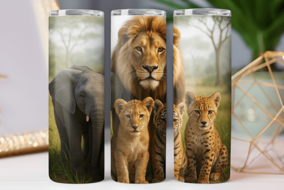 Animal Tumbler Wrap for 20oz Skinny JPG Review