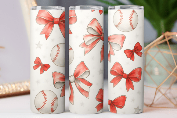 Baseball Pattern Tumbler Wrap 20oz PNG Review