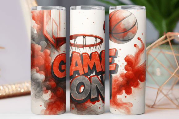 Basketball Tumbler Wrap 20oz Game on Png Review