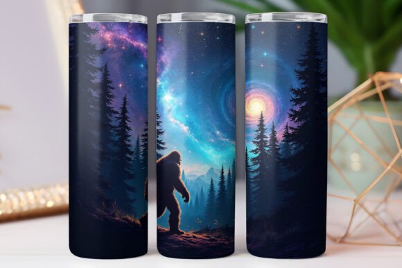 Bigfoot Mountain Tumbler Wrap Design Review