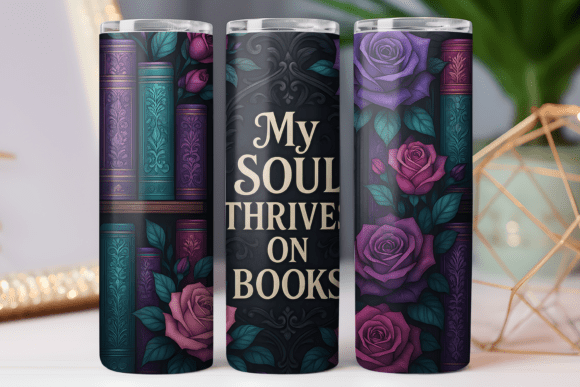 Book Lover 20oz Skinny Tumbler Png Wrap Review