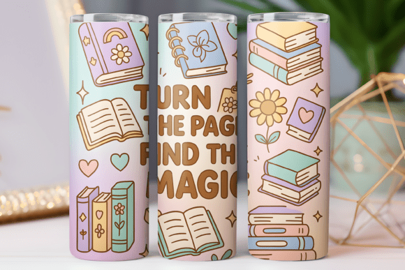 Book Lover Tumbler Wrap Design Review
