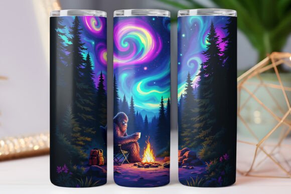 Camping Bigfoot Tumbler Wrap 20oz Review