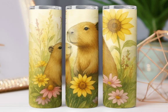 Capybara Animal Tumbler Wrap for 20oz Review