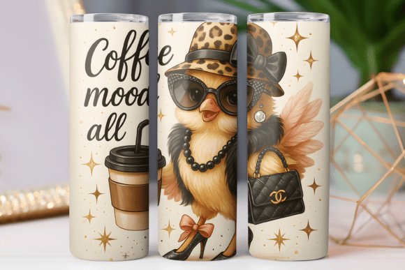 Coffee Mode All Coffee Tumbler Wrap PNG Review