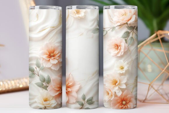 Flower Marble Pattern Tumbler Wrap 20oz Review