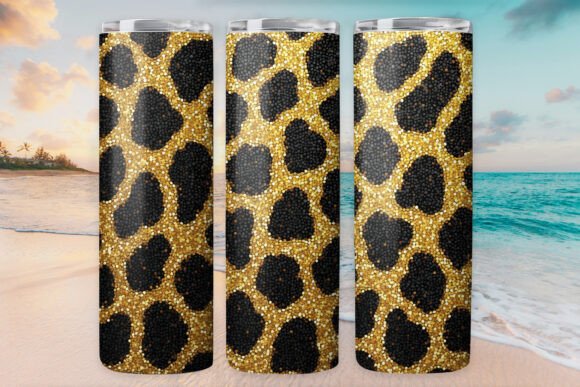 Gold Leopard Glitter Tumbler Wrap 20oz Review