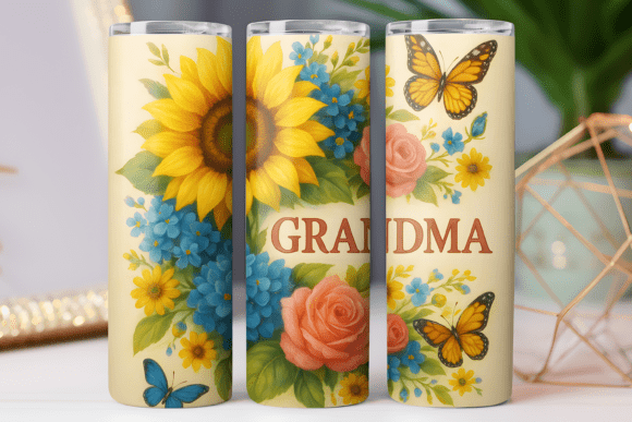 Grandpa Mother Tumbler Wrap 20oz Skinny Review