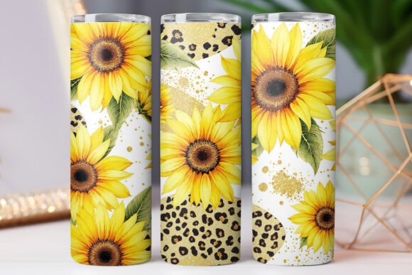 Leopard Sunflower Tumbler Wrap 20oz Jpg Review