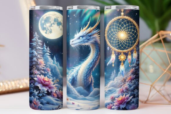 Magical Dragon Art Tumbler Wrap Review