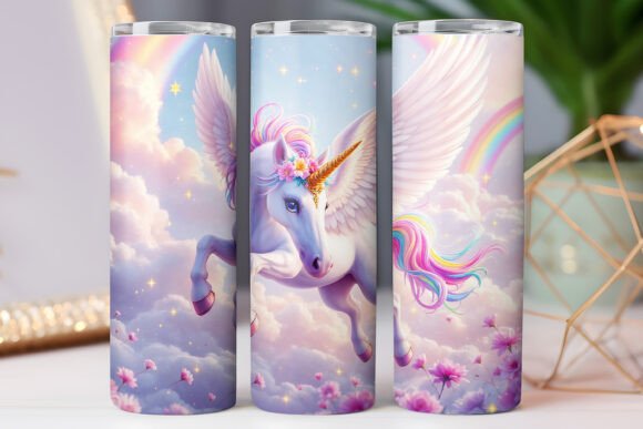 Magical Unicorn Tumbler Wrap 20oz Design Review