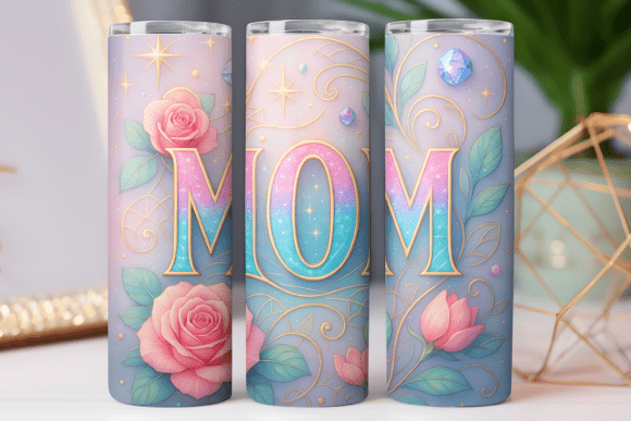Mom Mother Tumbler Wrap 20oz Skinny PNG Review