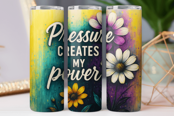 Motivational Tumbler Wrap 20oz Design Review
