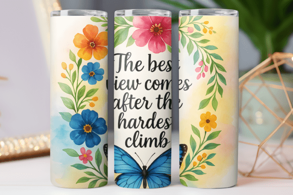 Motivational Tumbler Wrap Skinny 20oz Review