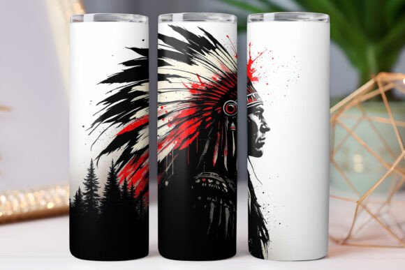 Native American Tumbler Wrap 20oz Skinny Review