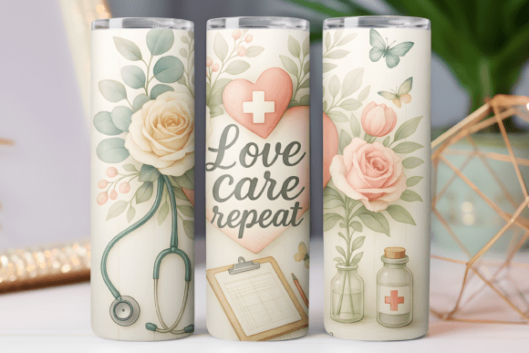 Nurse Tumbler Wrap 20oz Skinny Design Review