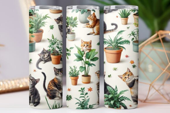 Pattern Plant Tumbler Wrap 20oz Skinny Review