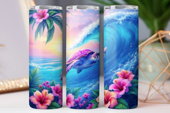 Sea Turtle Tumbler Wrap 20oz Review
