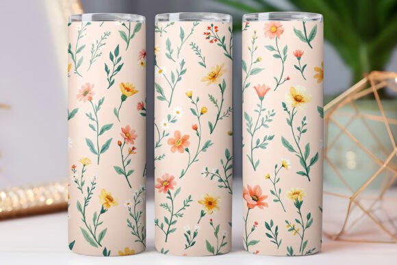 Simple Flower Pattern Tumbler Wrap 20oz Review