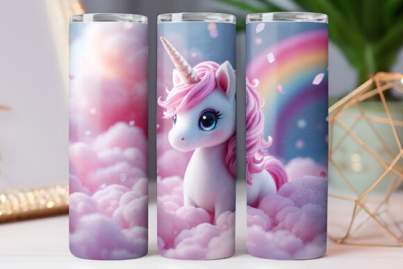 Unicorn Tumbler Rainbow Wrap 20oz Skinny Review