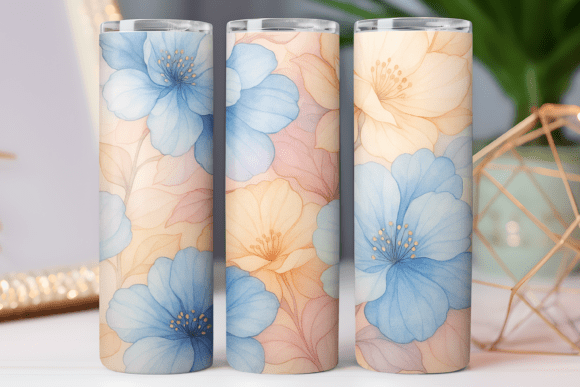 Watercolor Tumbler Wrap Design Review