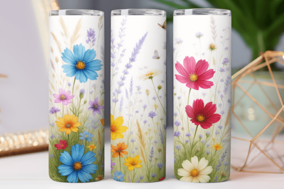 Wildflower Pattern Tumbler Wrap Design Review